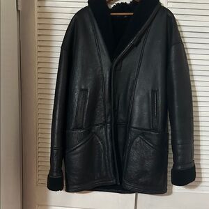 Men's Black Leather Jacket